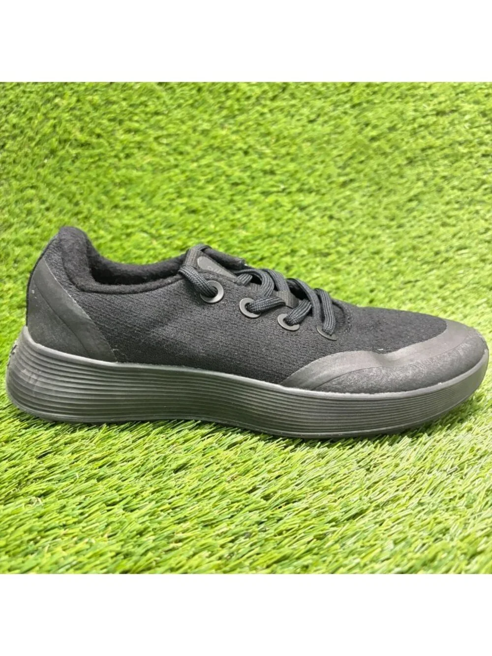 Allbirds Wool Runner Protect Mens Size 8.5 Black Athletic Running Shoes Sneakers